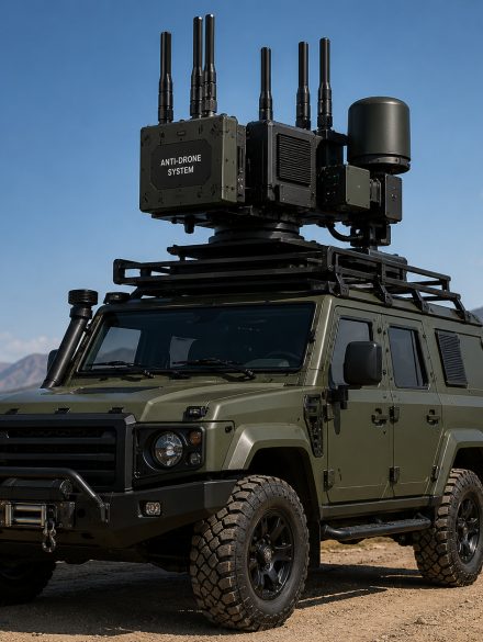 Vehicle-integrated anti-drone