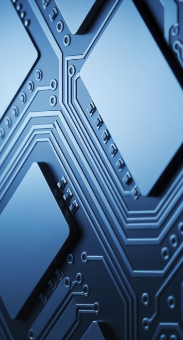close-up-blue-circuit-board-with-microchips